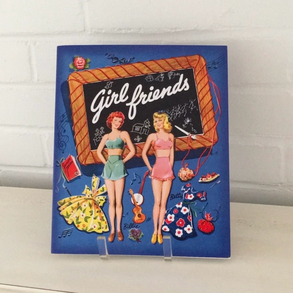 Never Used-Brand New 2010 Classic Old Style Girl Friends Paper Doll Project